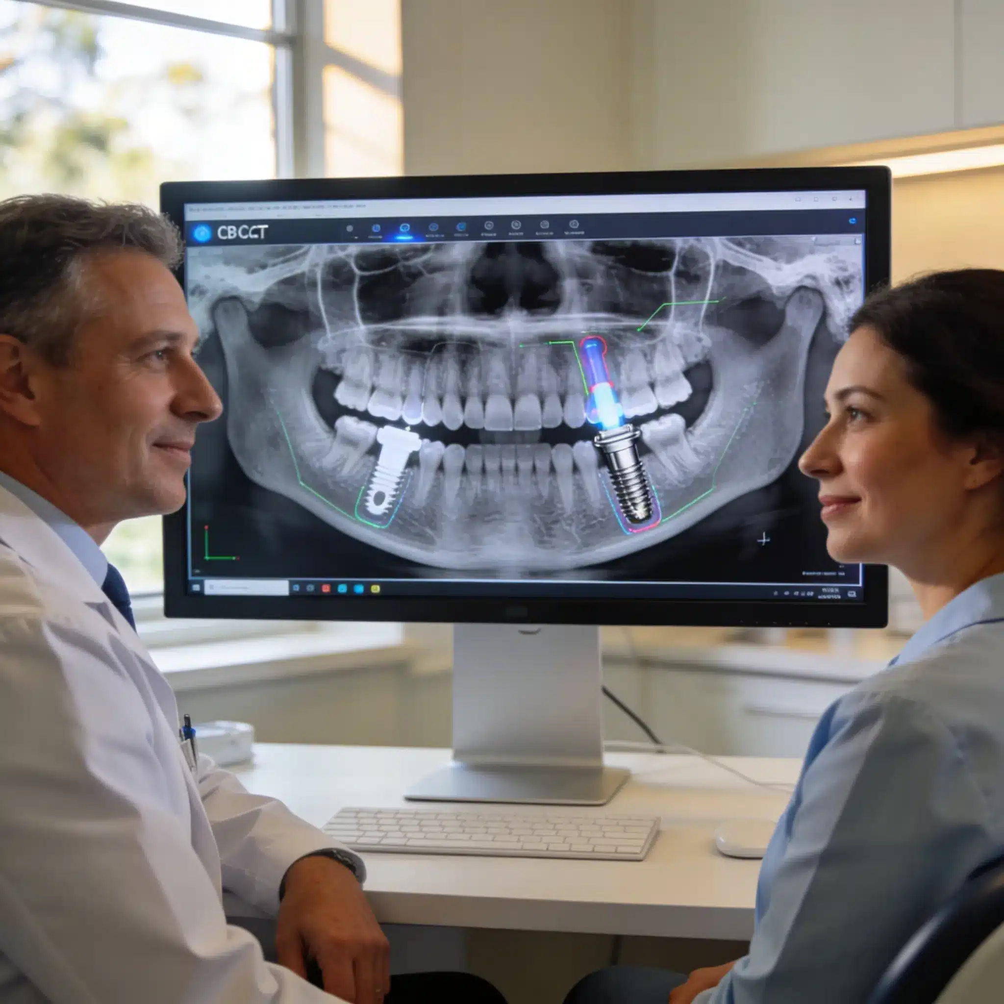 dental implant sunbury