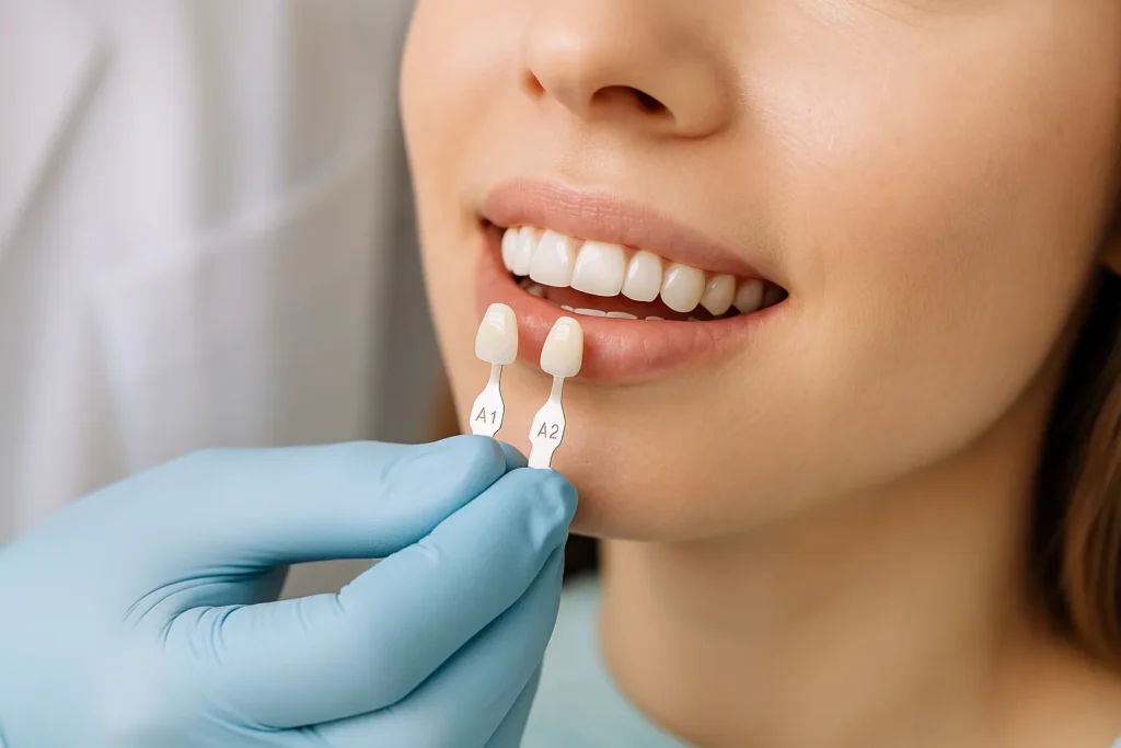 Dental veneers Sunbury – patient consultation at Sunbury Dental Group