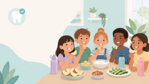 healthy snacks children's teeth
