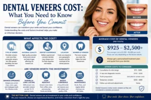 Porcelain and ceramic veneers
