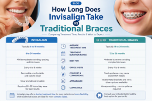 Invisalign vs Traditional Braces comparison