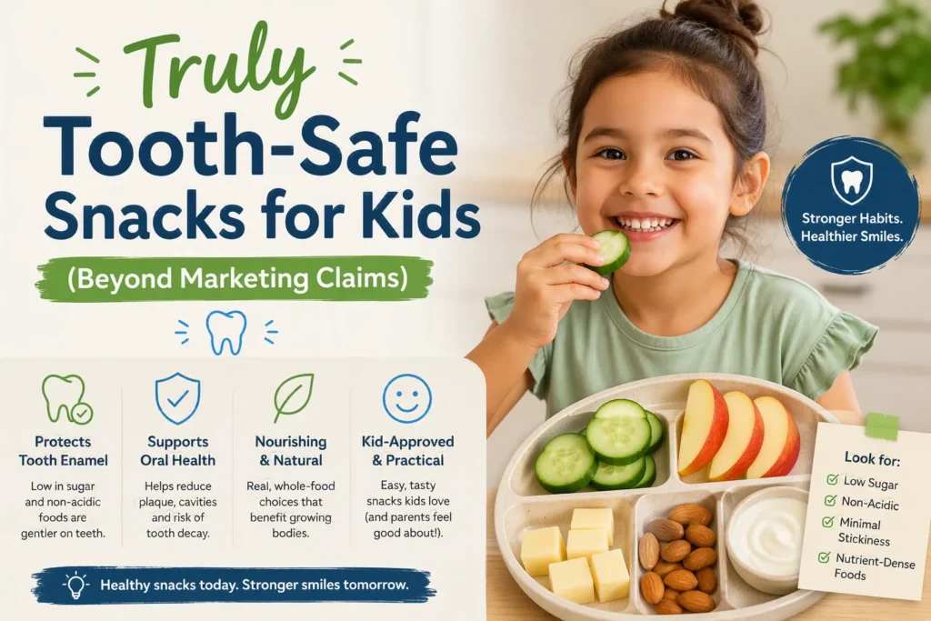 Truly Tooth-Safe Snacks for Kids (Beyond Marketing Claims)
