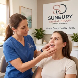 TMJ pain relief jaw assessment Sunbury dentist