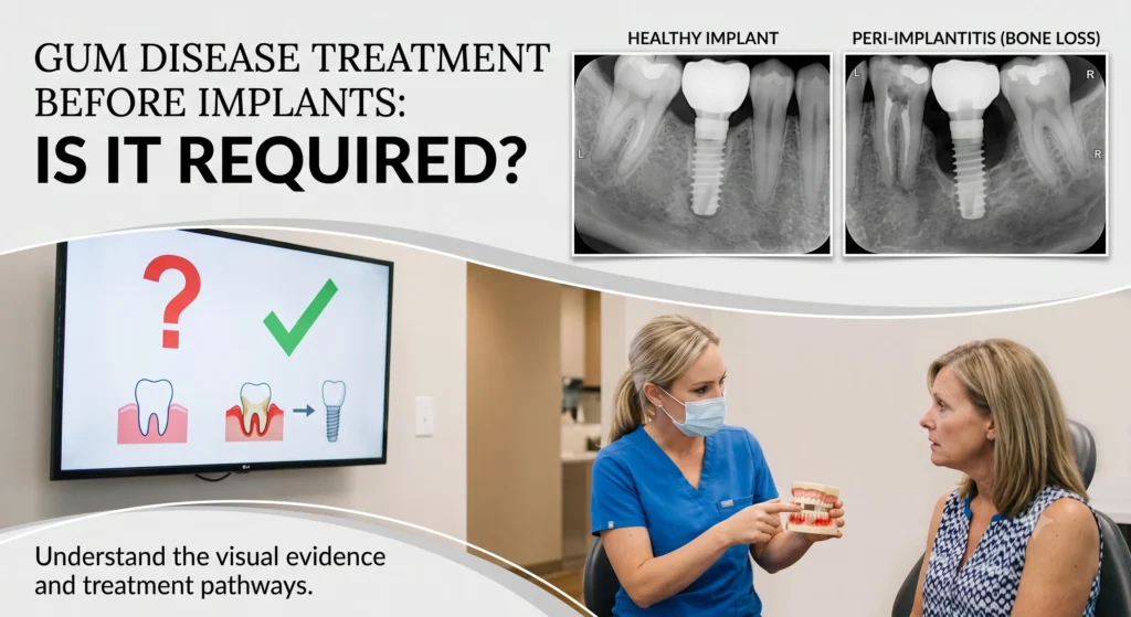 Gum disease treatment before implants periodontal assessment