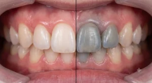 discoloured tooth causes comparison