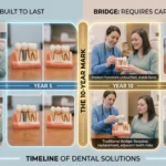 Implant vs bridge cost comparison consultation