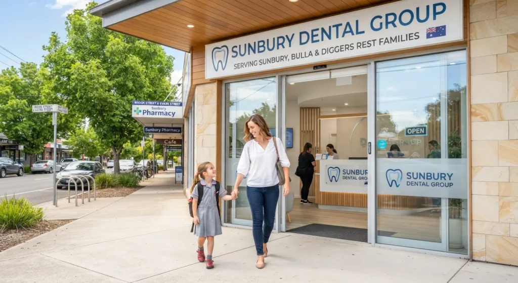 kids dentist bulla diggers rest families visiting Sunbury clinic