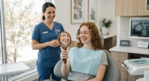 Smile design Sunbury consultation with cosmetic dentist Sunbury