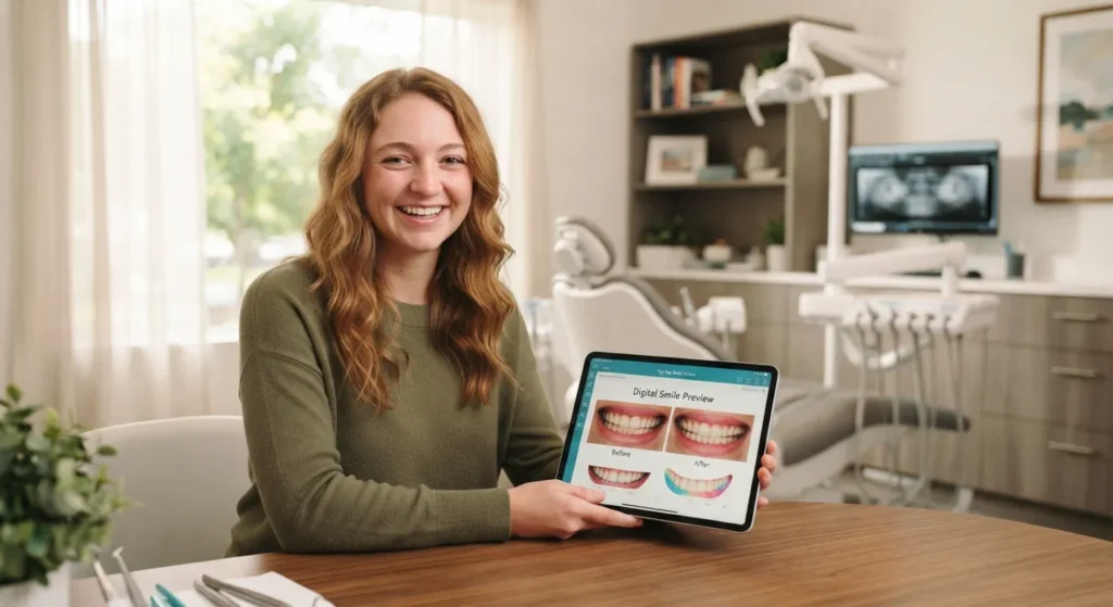 Aesthetic dentist Sunbury smile makeover consultation