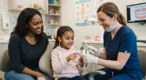 dental anxiety child treatment with gentle dentist