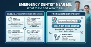 Emergency dentist information and guidance