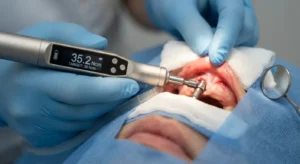 One day implant procedure primary stability measurement