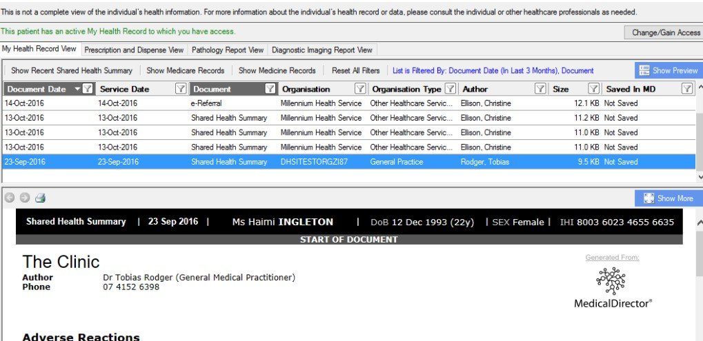 My Health Record | Melton Nice Record Proven
