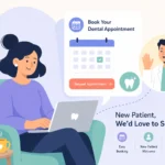 request a new patient appointment with a highly rated family dentist
