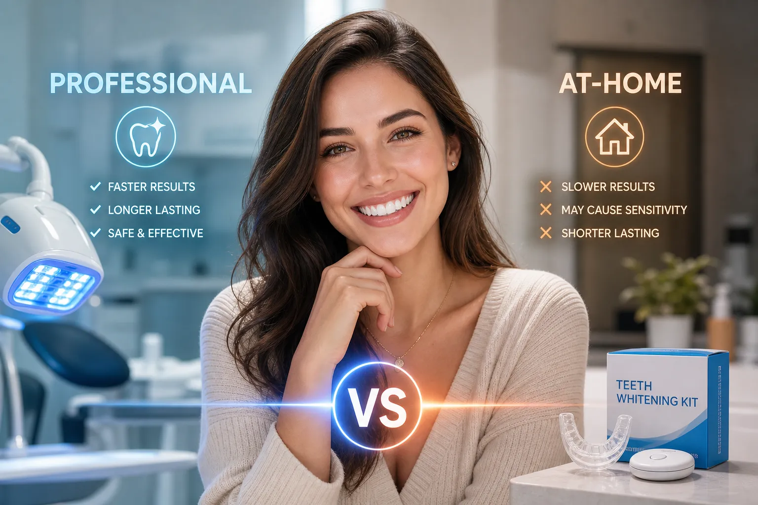 Professional Teeth Whitening vs. Home Kits: Which Is Better?