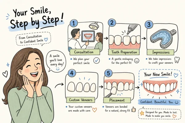 Step-by-Step Process of Getting Dental Veneers Explained
