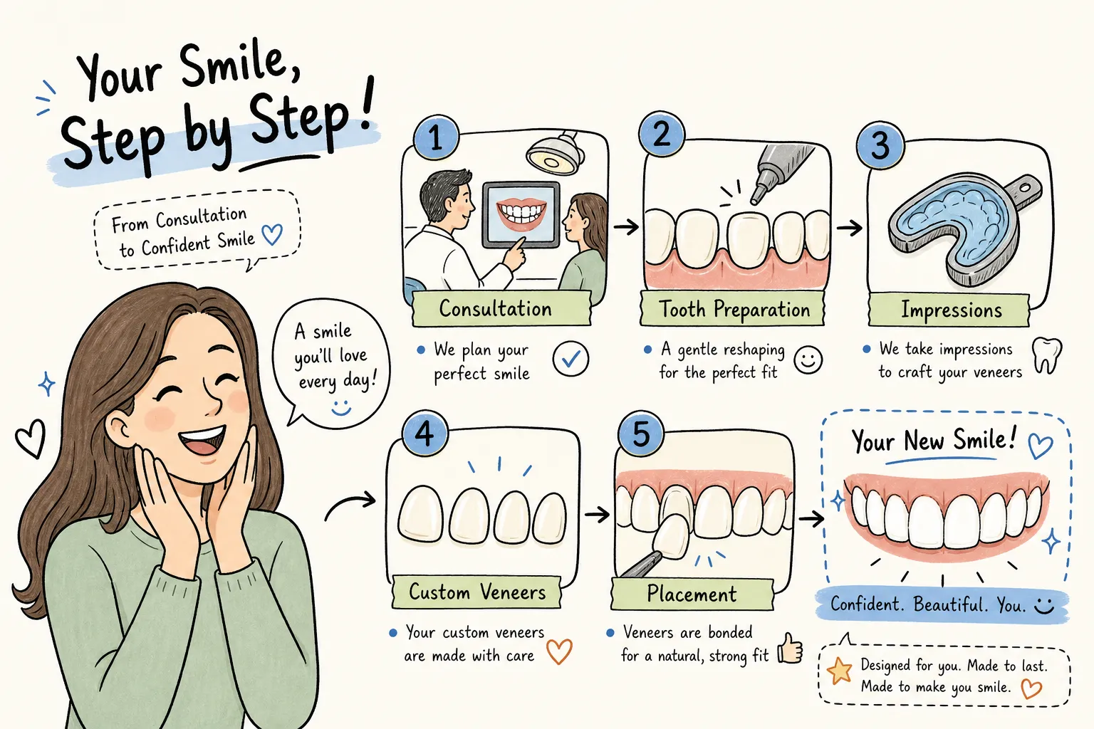 Step-by-Step Process of Getting Dental Veneers Explained