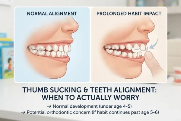 Thumb Sucking and Teeth Alignment: When Should Parents Actually Start Worrying?