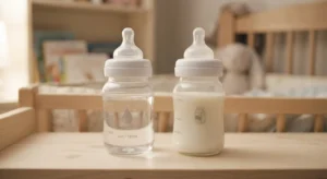 baby bottle tooth decay water versus milk comparison